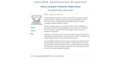 Desktop Screenshot of cascadiaip.com